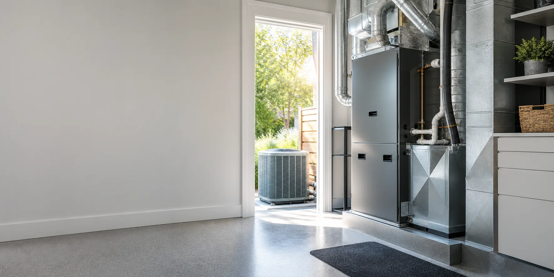 Clean residential HVAC equipment and ductwork